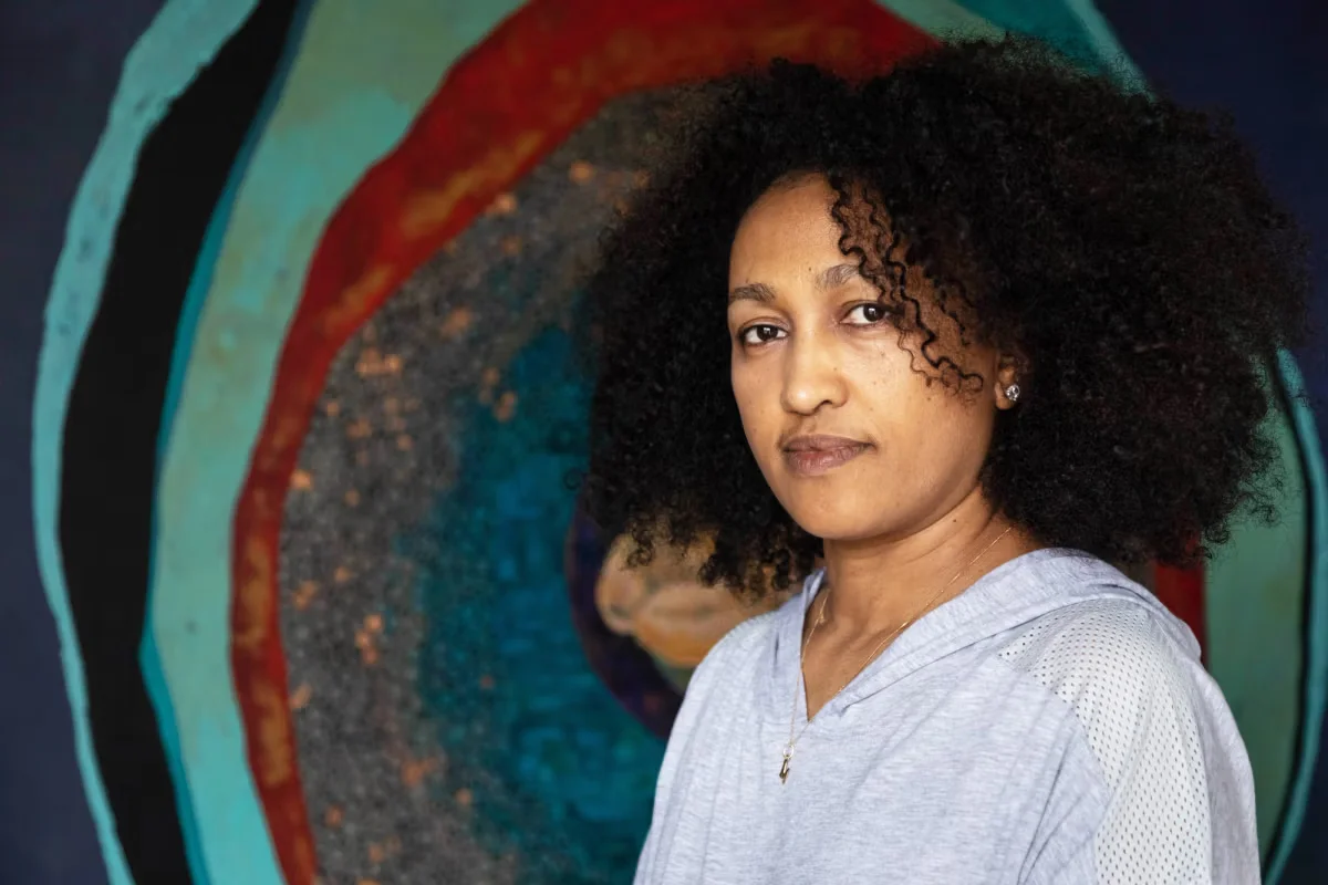 Ефіопська художниця Мерікокеб Бергану (Merikokeb Berhanu) Фото: Addis Fine Art