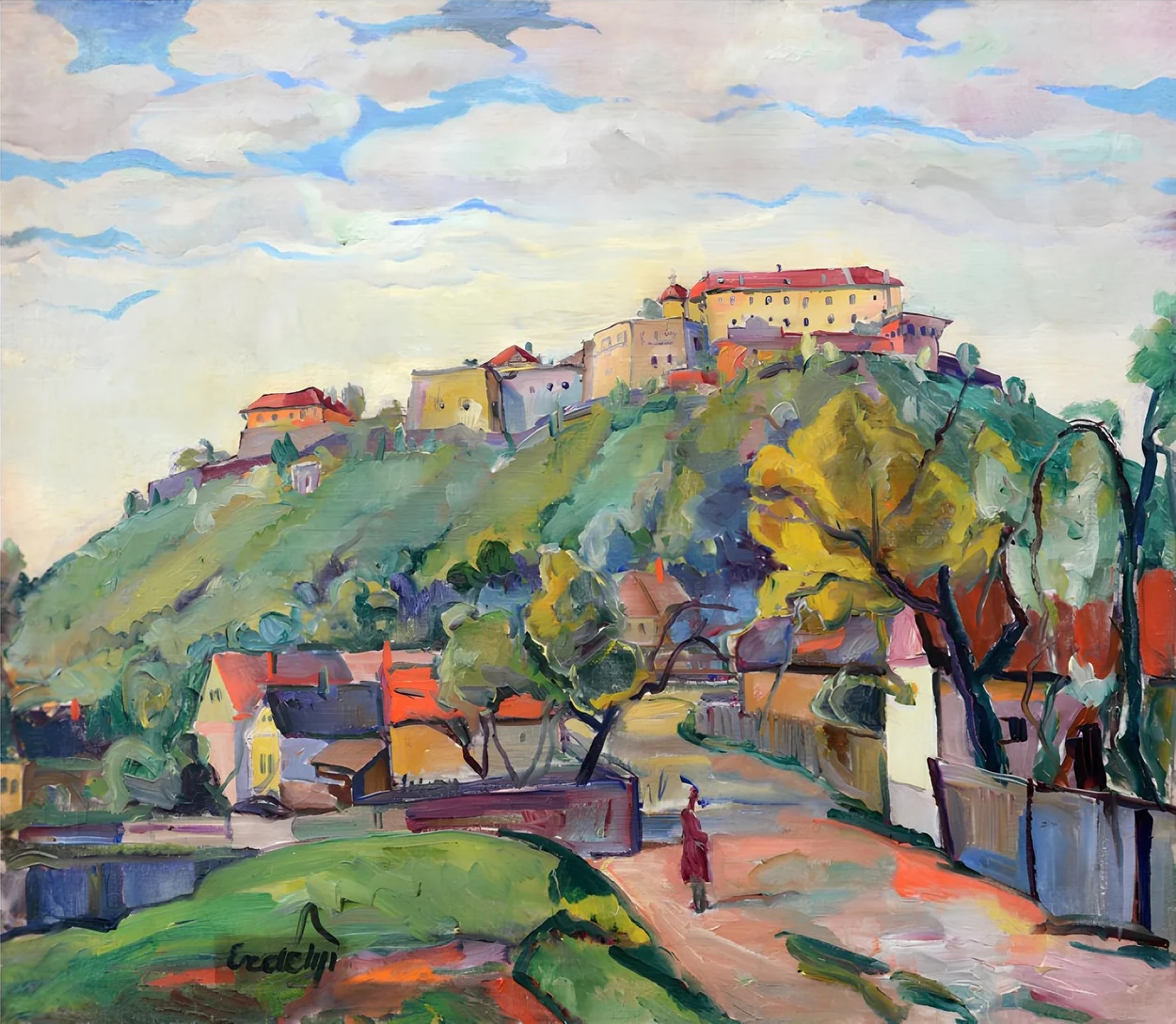 Адальберт Ерделі, Мукачівський замок