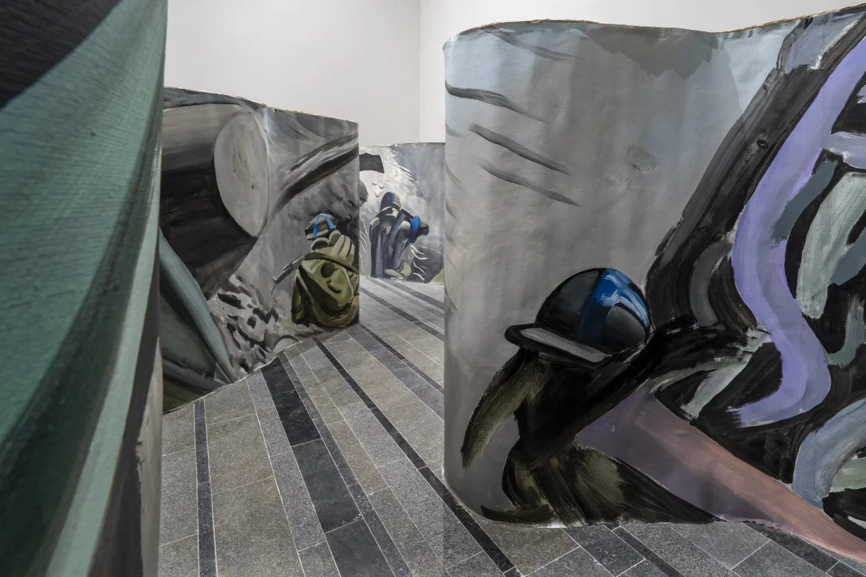 Фрагмент виставки Лесі Хоменко, «Уявна відстань» в PinchukArtCentre 
Фото: Ela Bialkowska, OKNO Studio