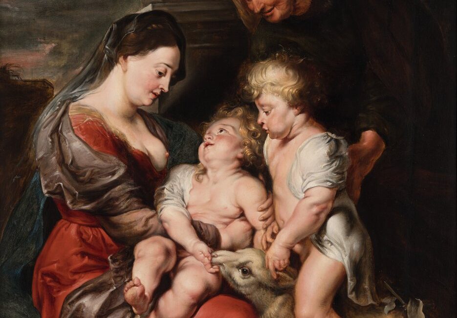 Пітер Пауль Рубенс, Діва Марія з Немовлям Христом, святою Єлизаветою та святим Іваном Хрестителем, бл. 1611–1614. Фото: Фредрік Нільсен