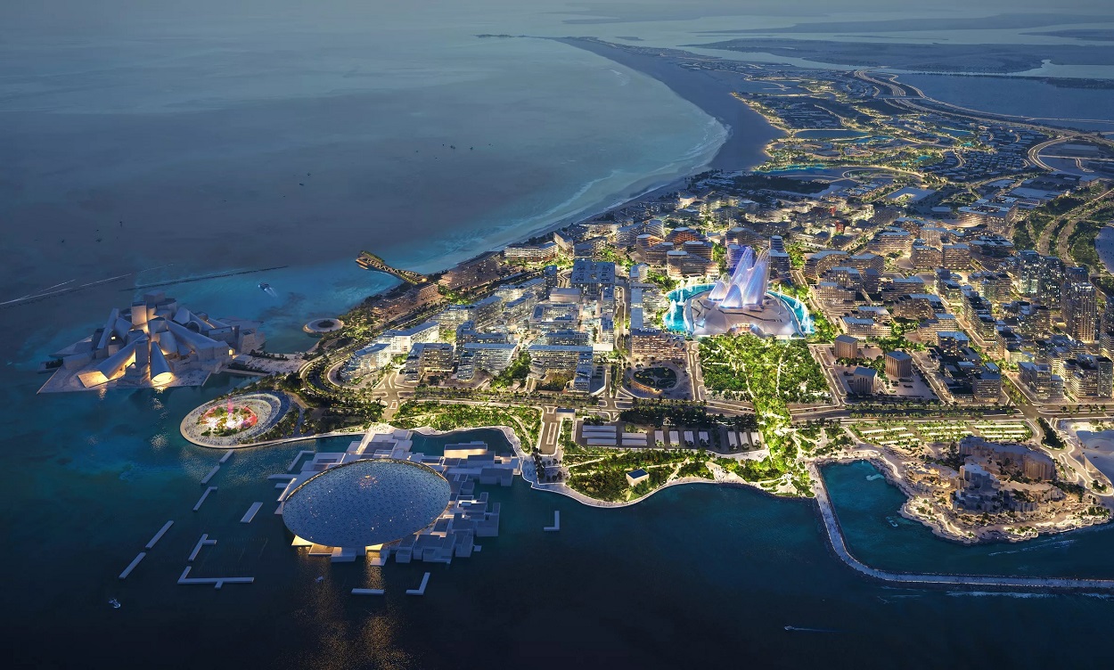 На зображенні — культурний район Саадіят (Saadiyat Cultural District) в Абу-Дабі, ОАЕ. Це штучний острів, який має стати одним із найбільших світових центрів культури
Фото: Департамент культури та туризму Абу-Дабі