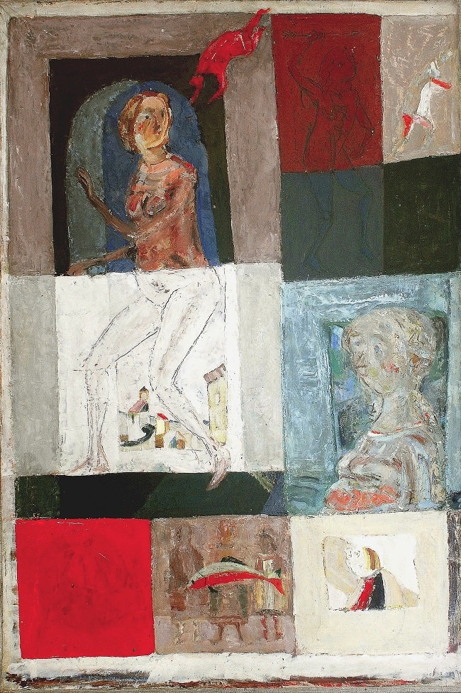 Віктор Маринюк. «Багаточастинник», 96 × 65 см, полотно, олія, 1980
Із колекції Одеського національного художнього музею
