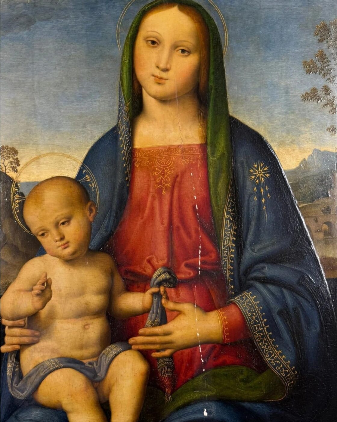 Перуджіно Мадонна з Немовлям