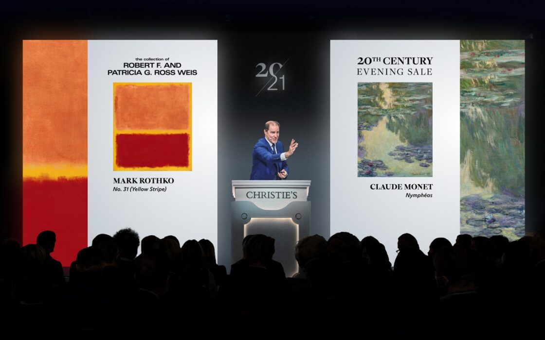 Під час торгів Christe's
