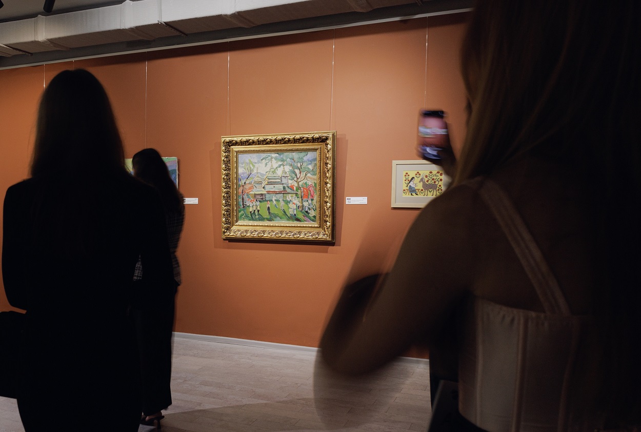 Відкриття передаукціонної виставки «[Не]класичне українське мистецтво ХХ-XXI» 
Фото: Меркурій