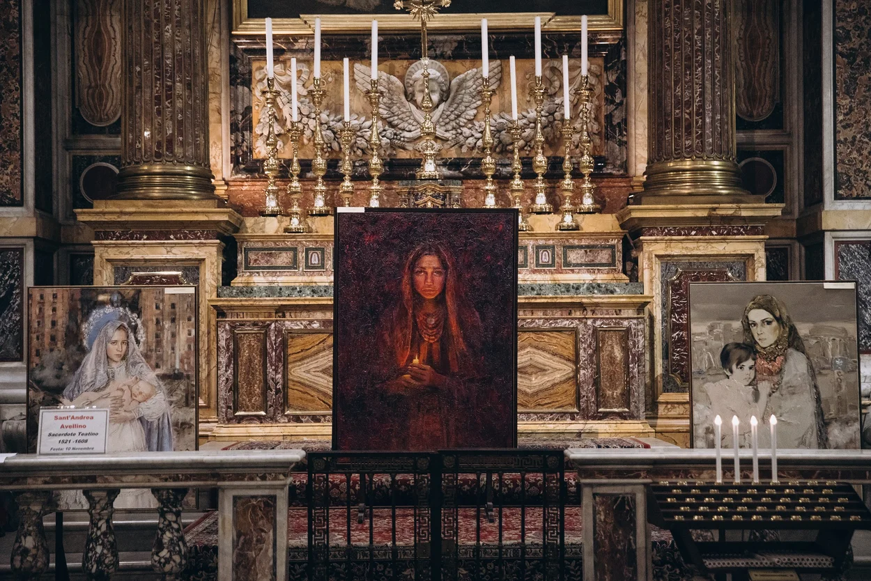 Виставка Молитва за Україну у Римі 02