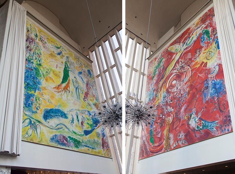 “The Triumph of Music” (left) and “The Sources of Music” (right)