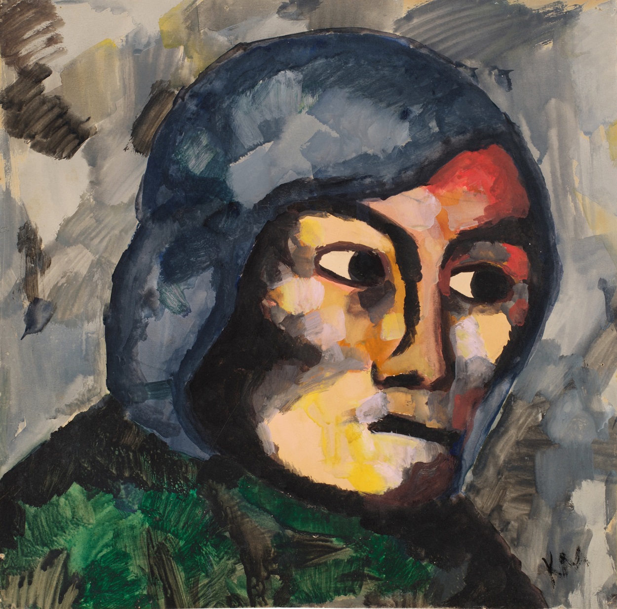 Казимир Малевич, Голова Селянина, 1911 Фото: Sotheby's