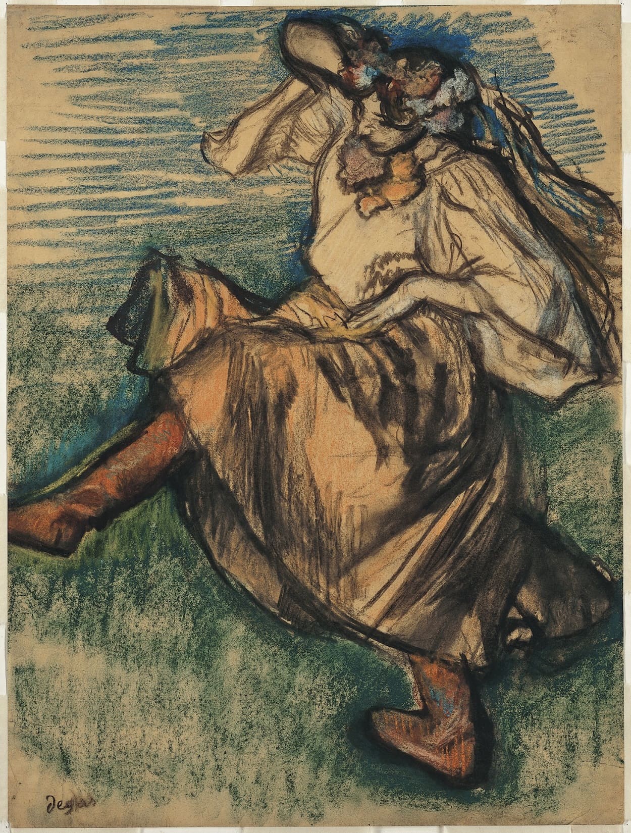 Едгар Дега, «Танцівниця в українському вбранні», 1899. Музей мистецтва Метрополітен, Нью-Йорк. Колекція Г. О. Гевемейєра