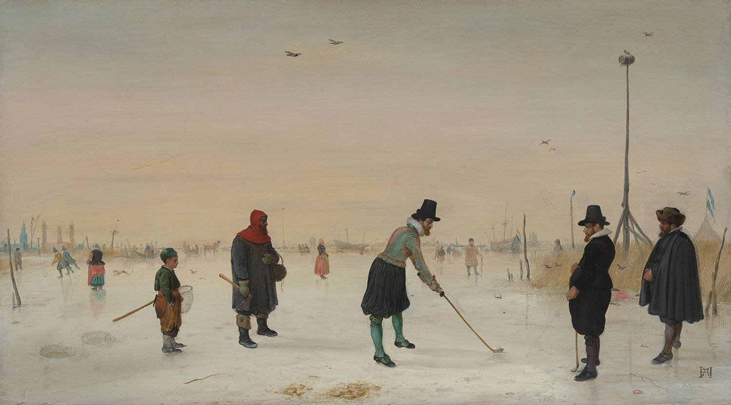 Гендрік Аверкамп «Гравці в колф на льоду», 1625